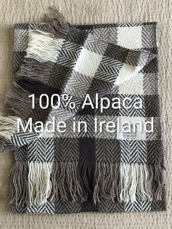 Avoca Other - Alpaca Wool Scarf Handwoven in Ireland NWOT